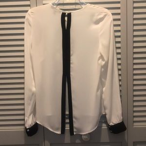 Blaque Label White & Black Blouse